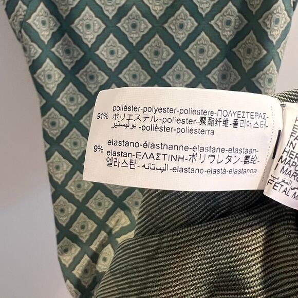 Zara Geometric Print Midi Pencil Dress Size L - Picture 5 of 7